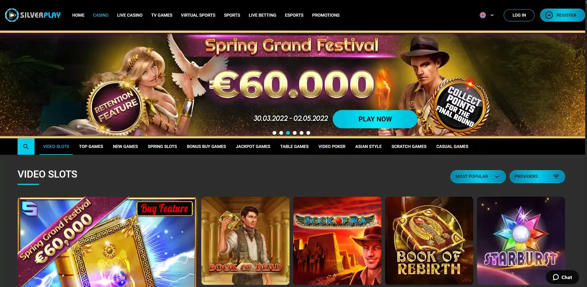 SilverPlay Casino Video Slots Ireland