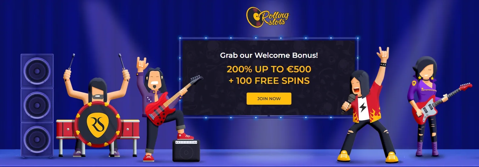 Rolling slots casino welcome bonus