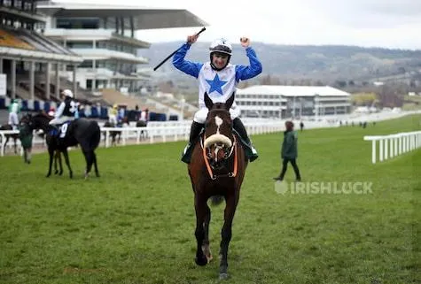 Belfast Banter ridden by Kevin Sexton after winning the McCoy Contractors County Handicap Hurdle on day four of the Cheltenham Festival at Cheltenham Racecourse. Picture date: Friday March 19, 2021