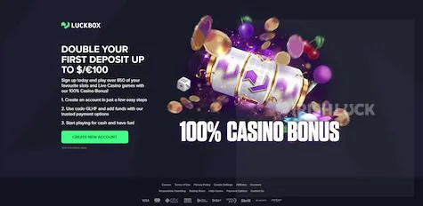 luckbox welcome bonus ireland