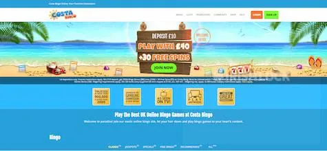 Costa Bingo Online Ireland