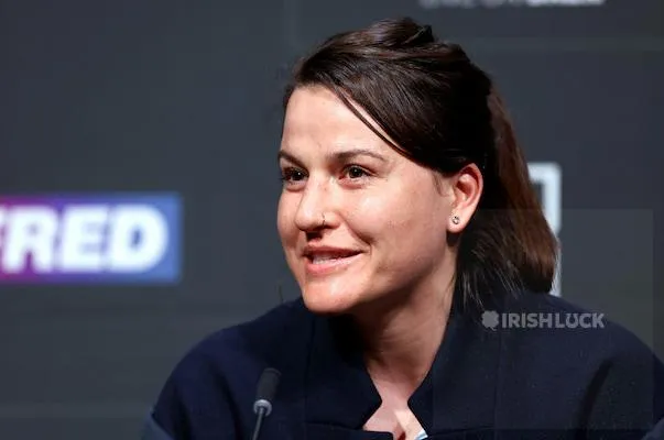 Chantelle Cameron during a press conference at The Mansion House, Dublin. Picture date: Monday March 20, 2023