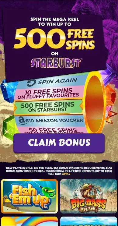 Slots animal mobile homepage welcome bonus claim now