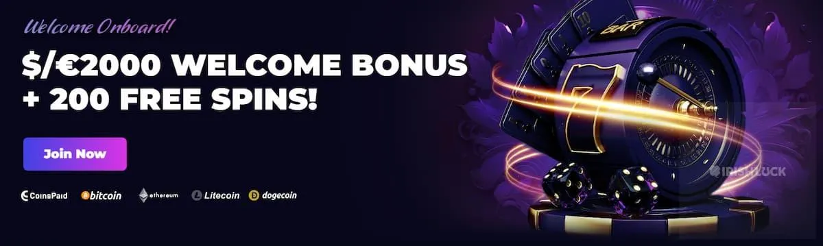 Lucky7Even Casino Welcome Bonus 2000 euros + 200 free spins join now casino logo