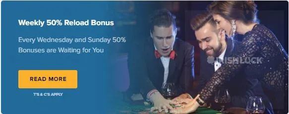 tusk casino weekly reload bonus