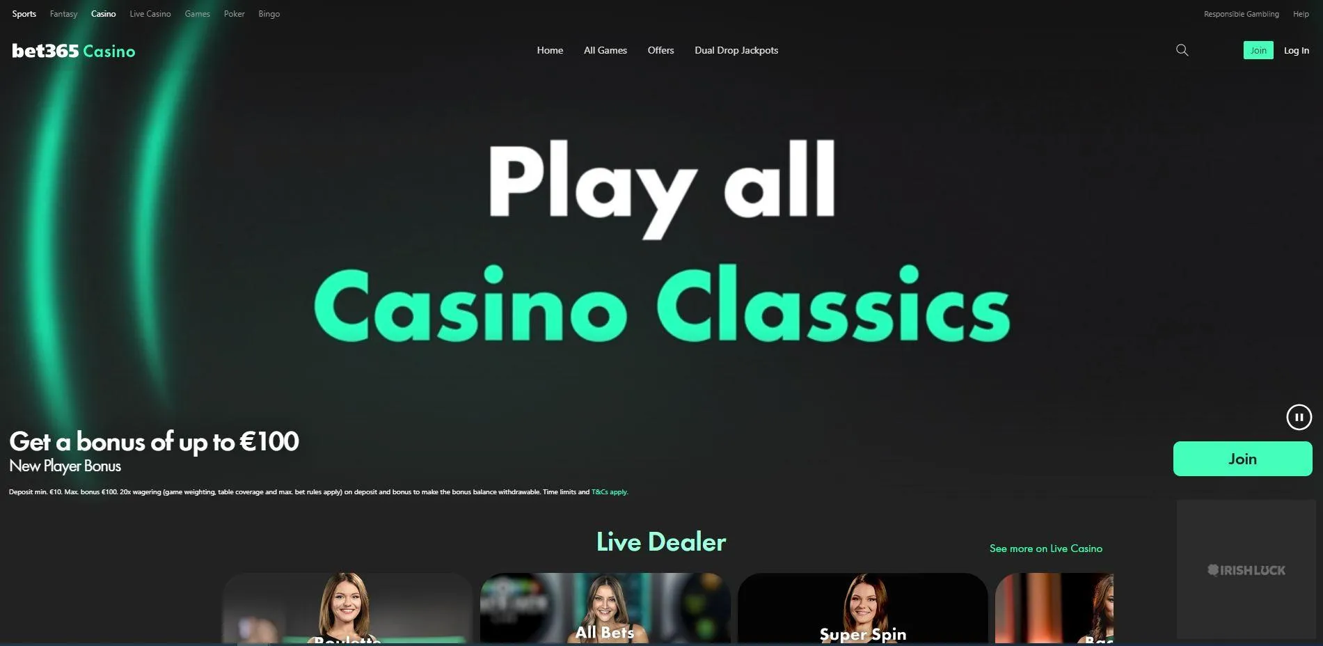 bet365 casino welcome bonus online casino