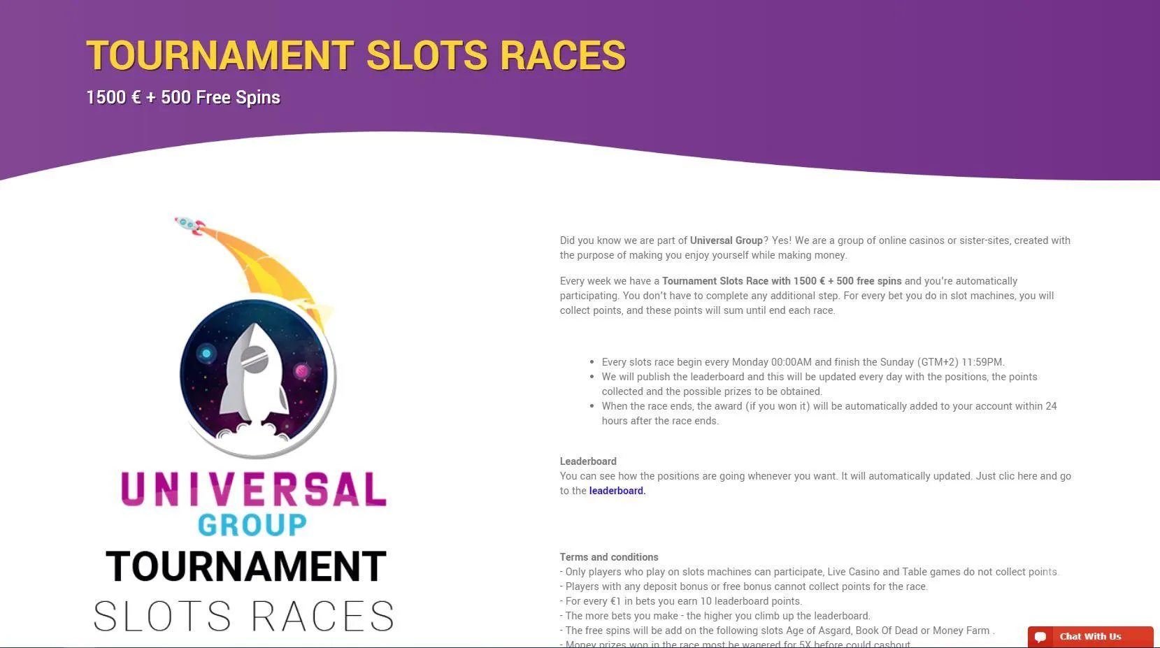 wills casino tournament slot races online casino tournaments leaderboard free spins