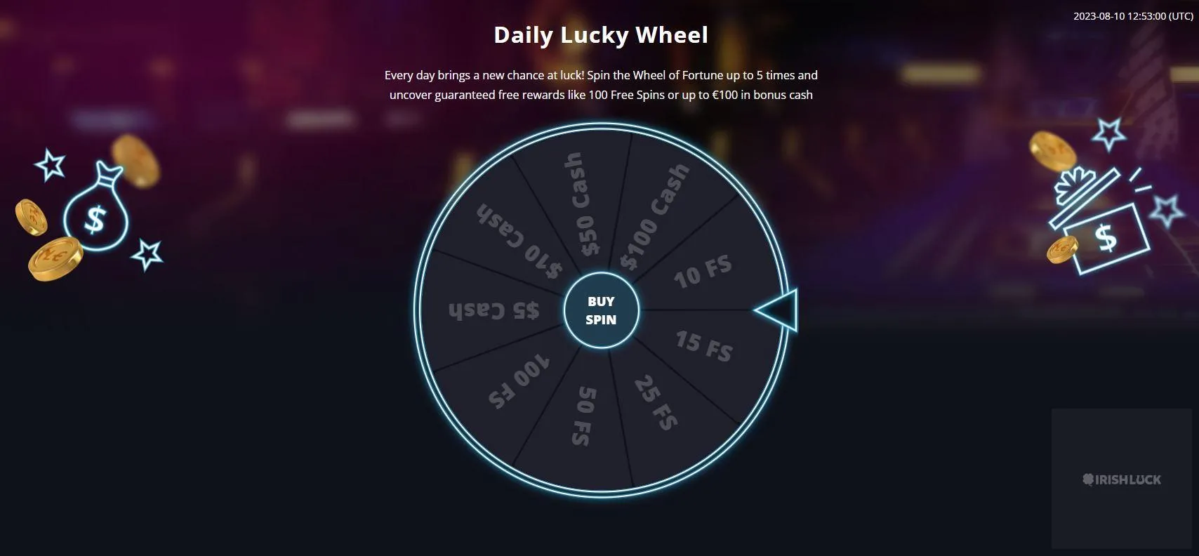 Lucky elf lucky wheel