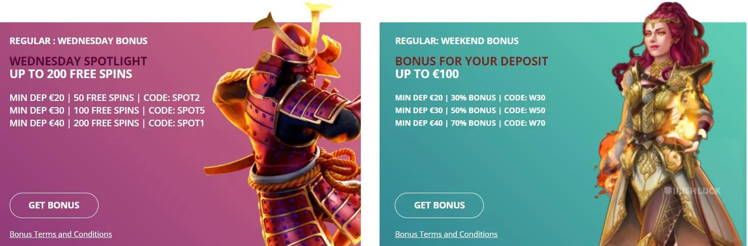 boho casino bonuses free spins daily and weekend bonuses online casinos ireland