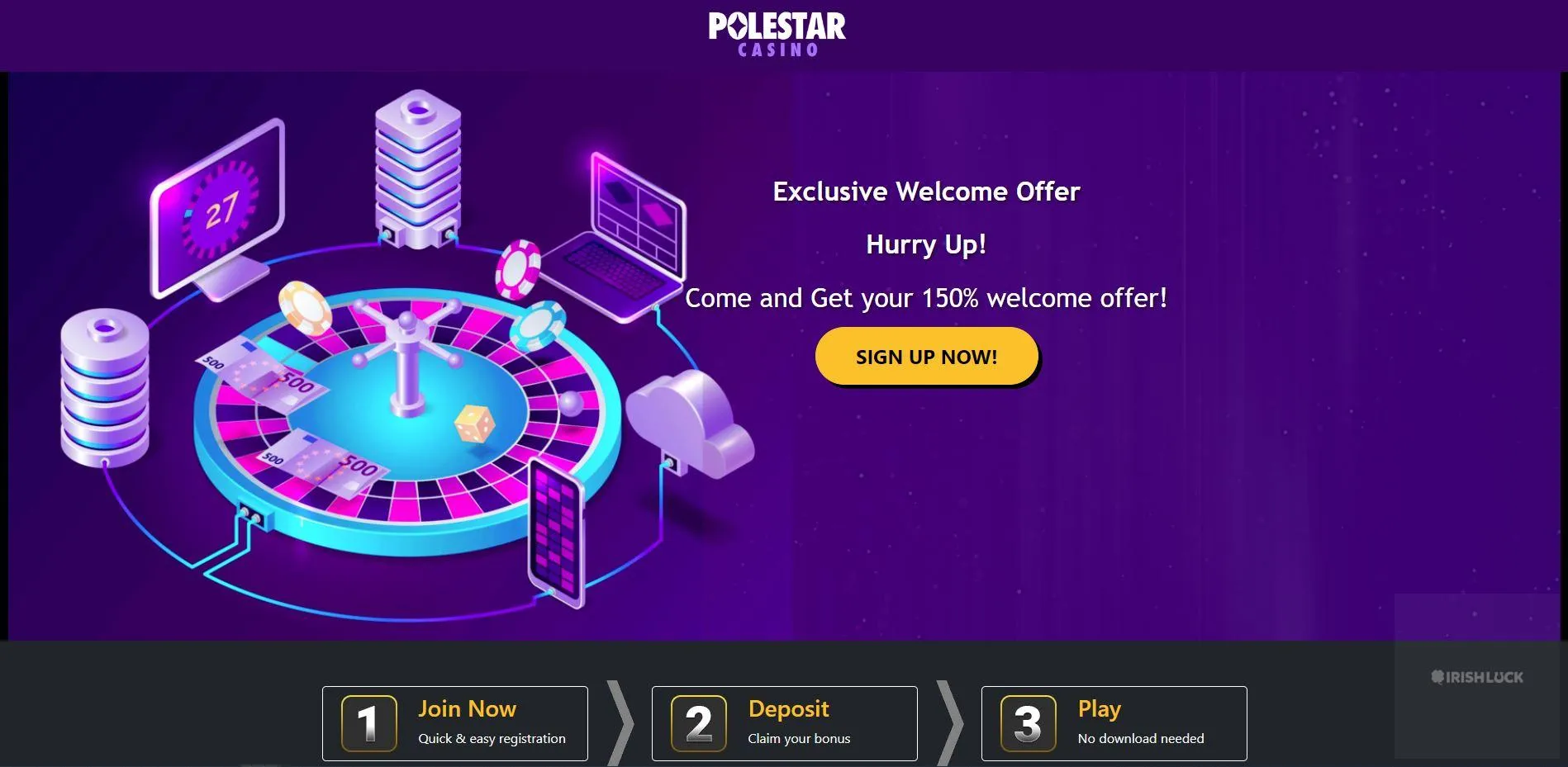 polestar casino welcome bonus ireland online casinos ireland