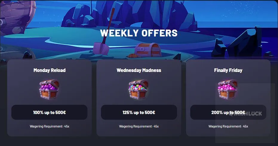 seven casino weekly offers