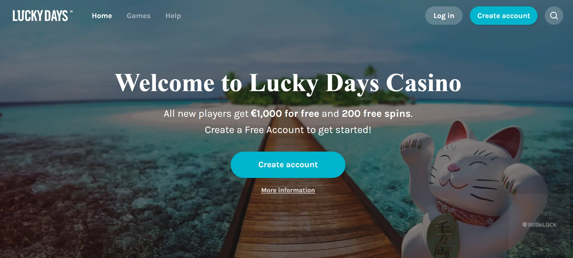 LuckyDays Casino Welcome Bonus