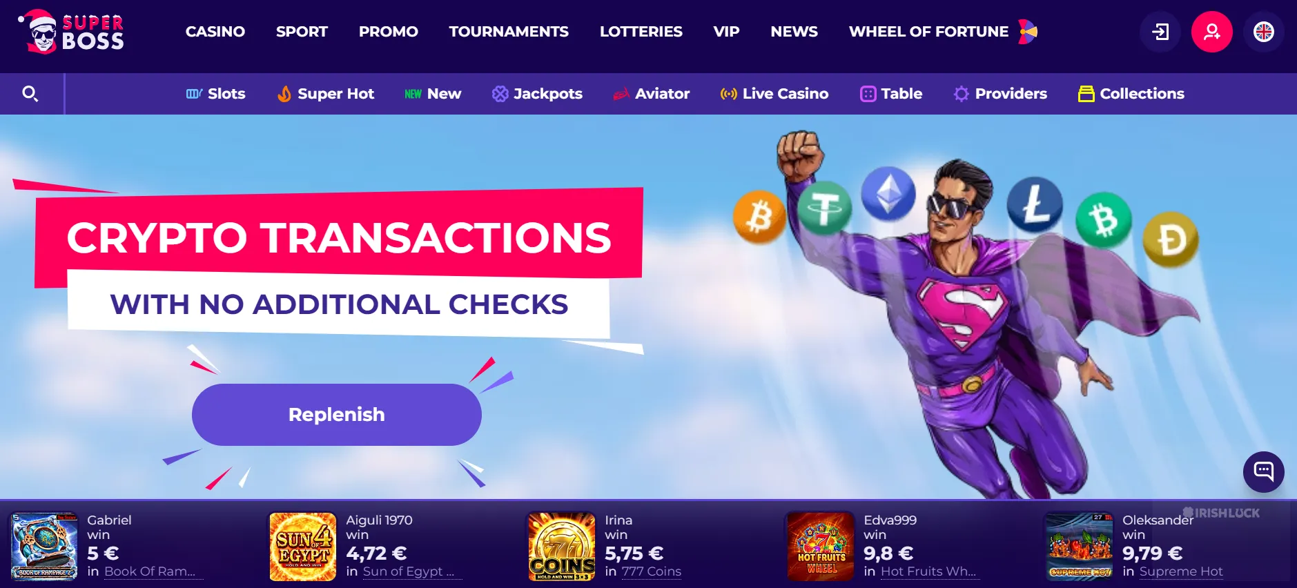 SuperBoss Casino Promotion Ireland 2021