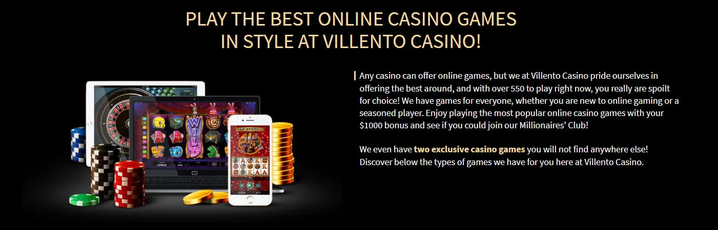 villento casino mobile app