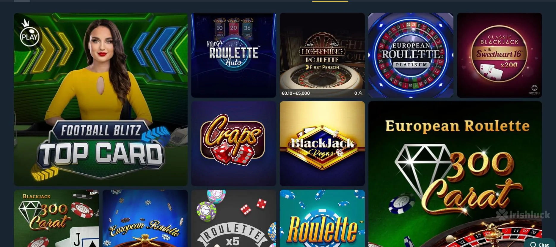 purebets table games