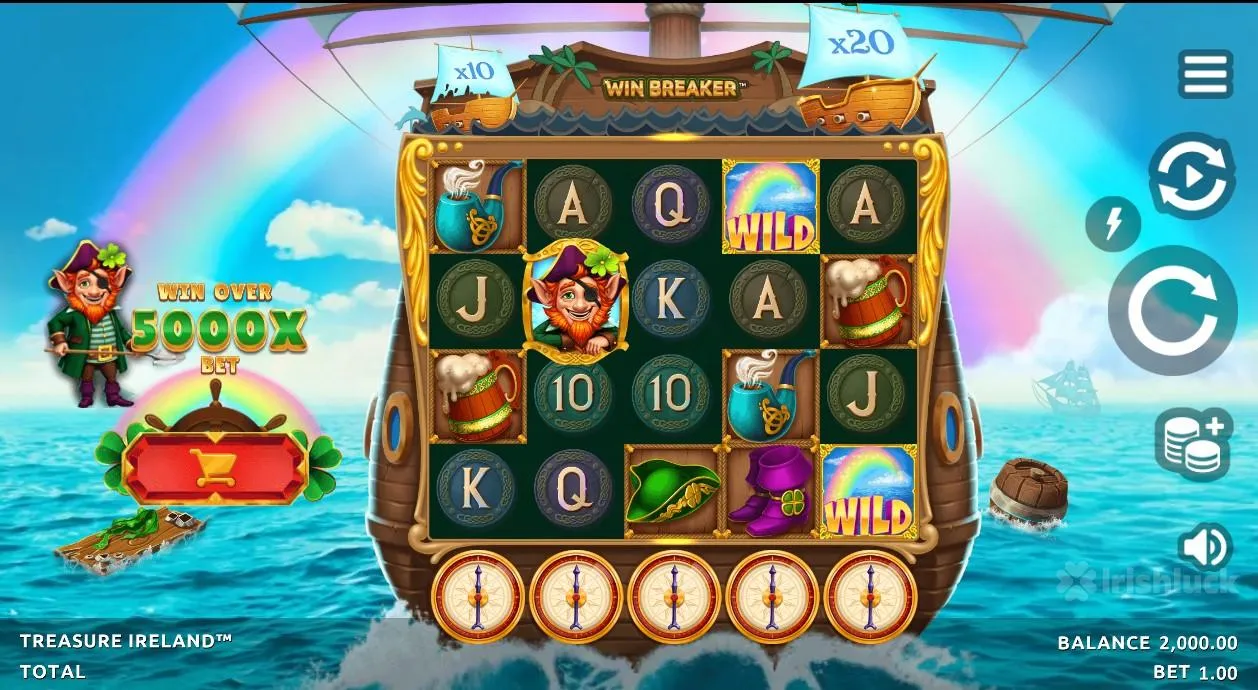 treasure ireland screenshot irishluck