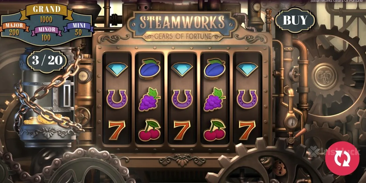 Steamworks Gears of Fortune Slot