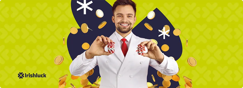 an image for ireland's stake casino bonuses and the irishluck logo
