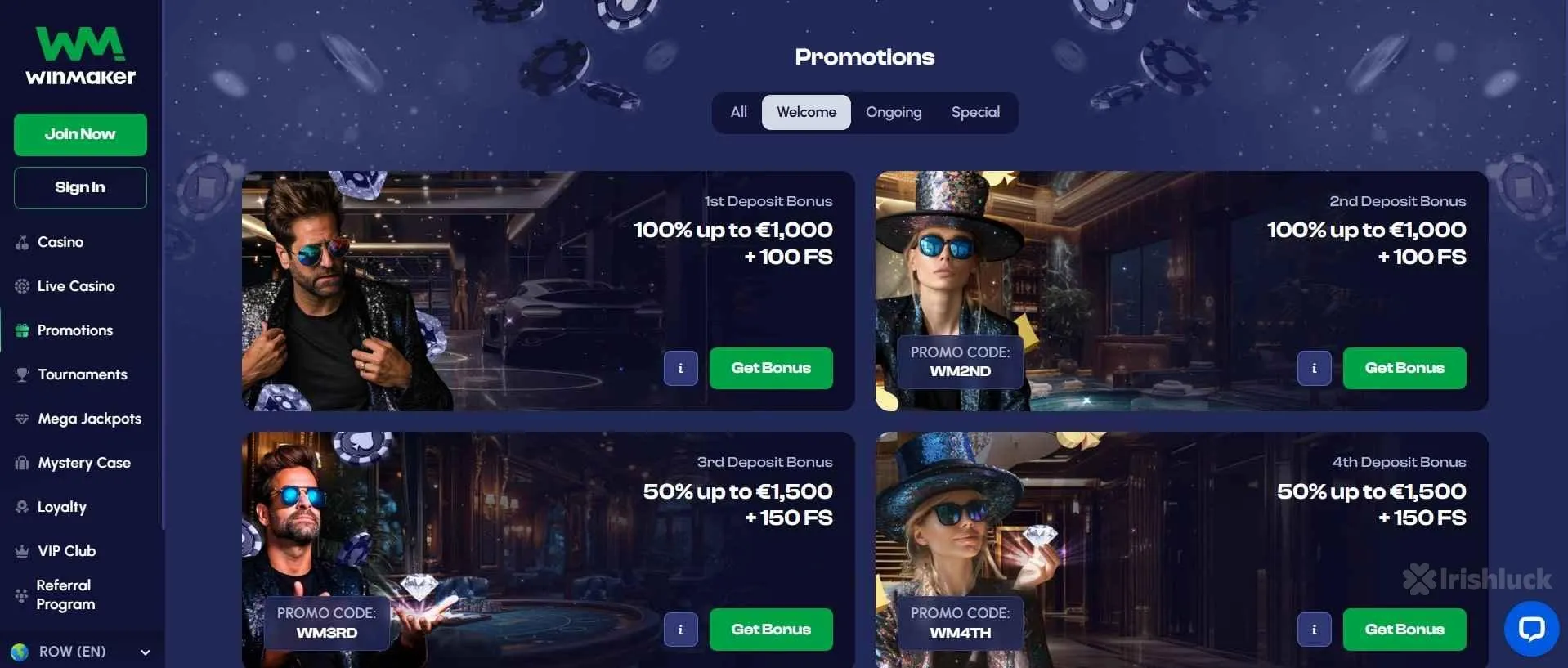 Winmaker casino promotions and offers