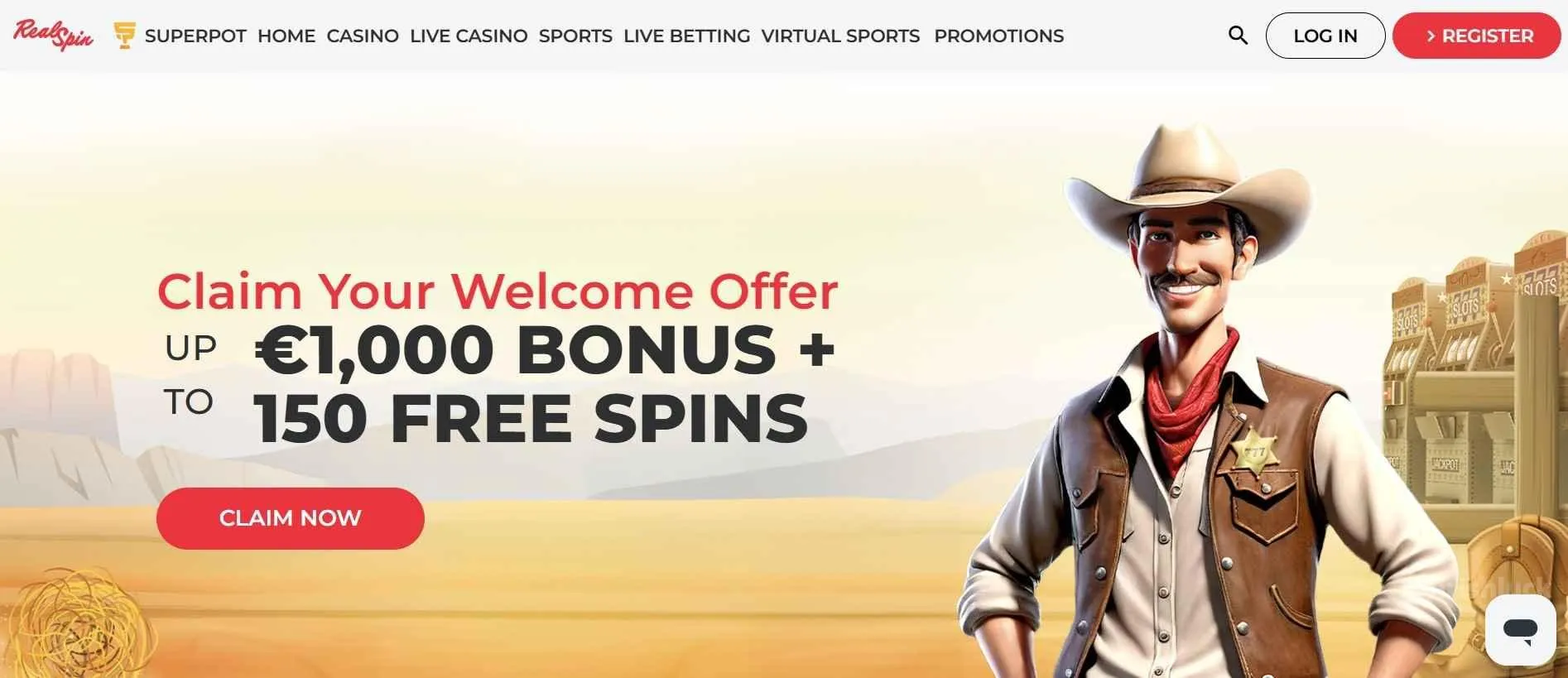 welcome bonus of RealSpin Casino