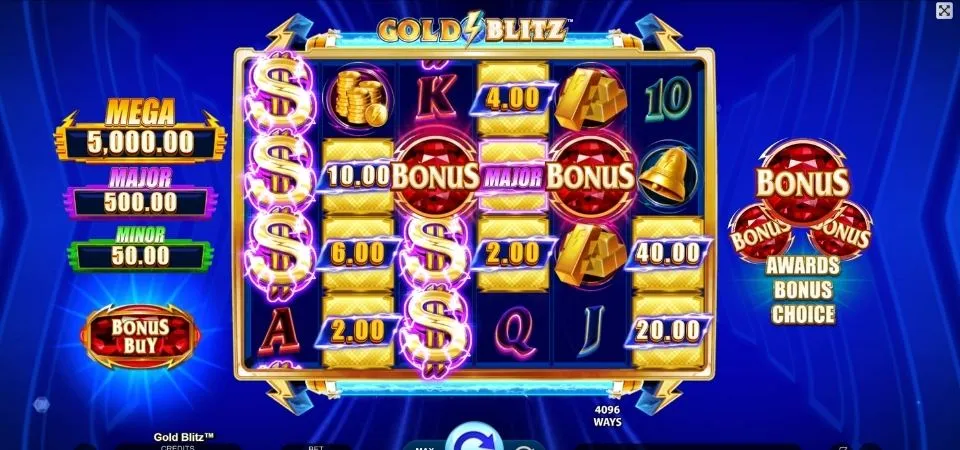 Gold Blitz slot gameplay