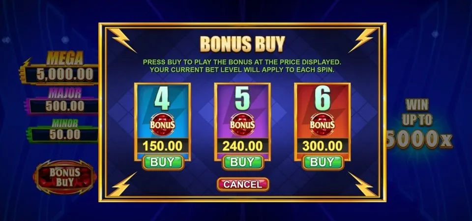 Gold Blitz slot bonus buy