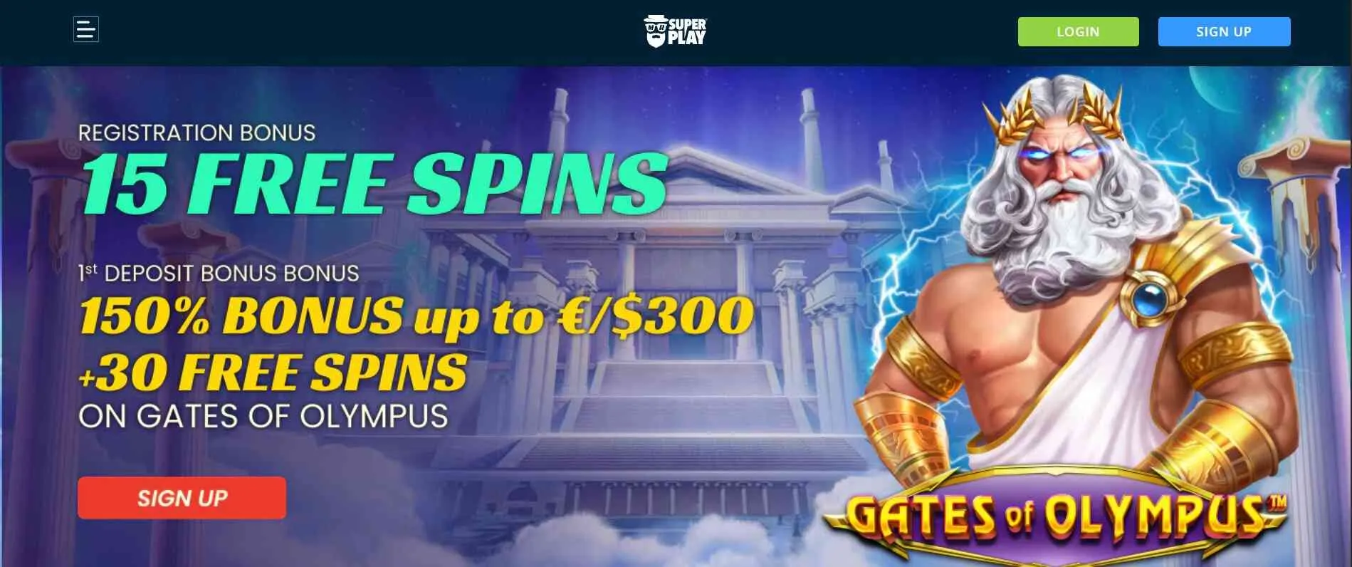 Mr SuperPlay Casino welcome offer