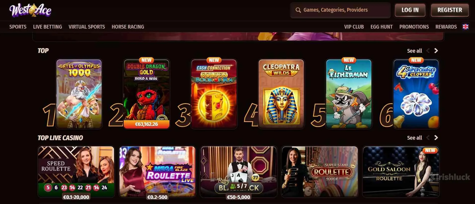 Westace Casino Games