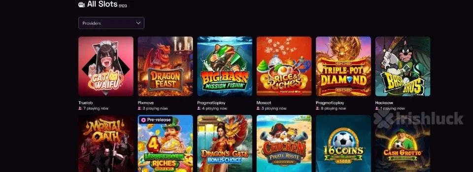 Lussurio Casino Slots Library