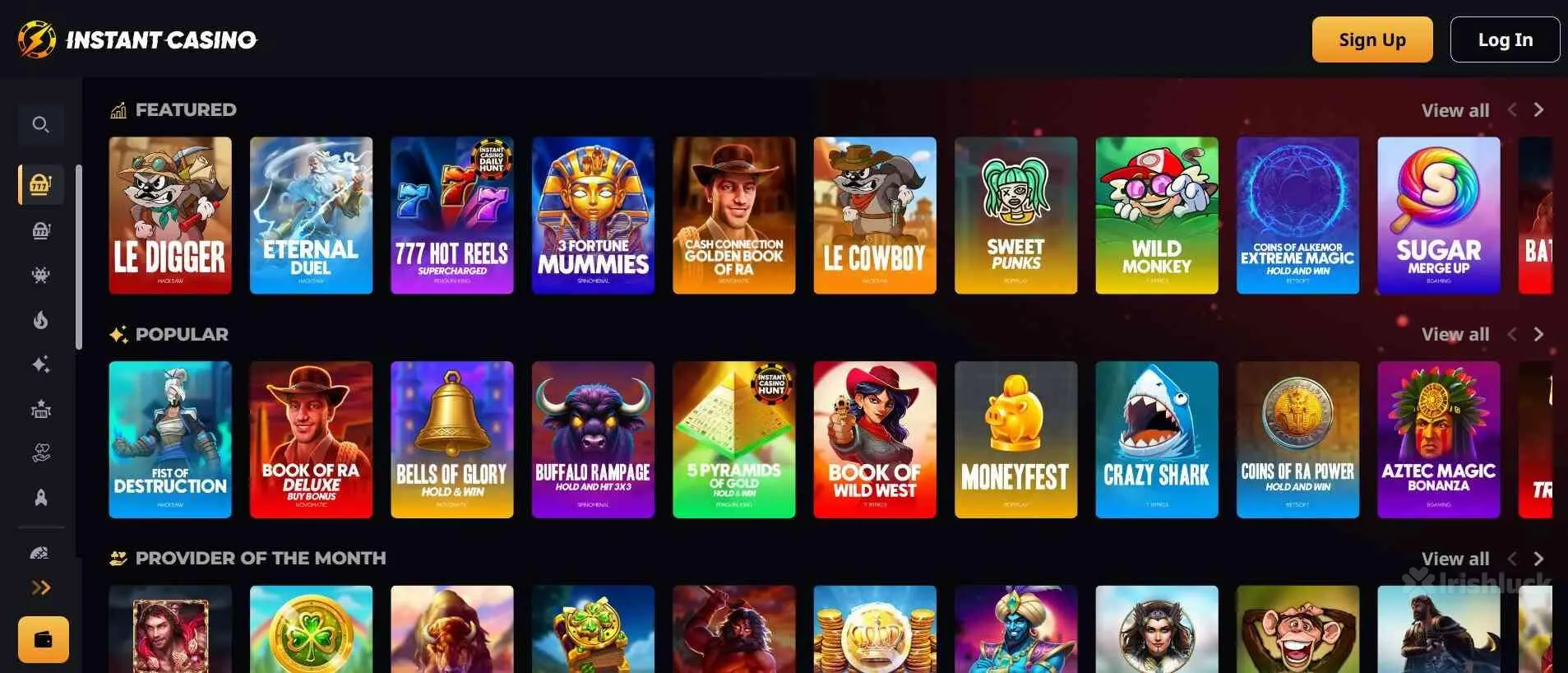 slot games at Instant casino