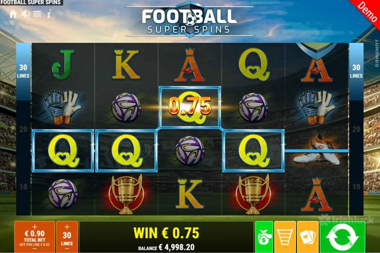 symbols of football super spins slot