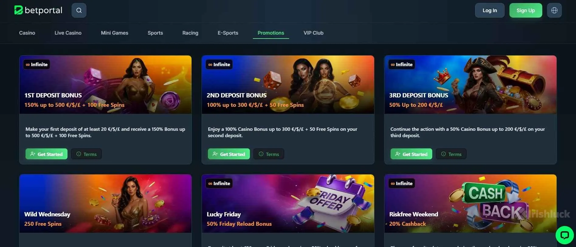 promotions at Betportal casino