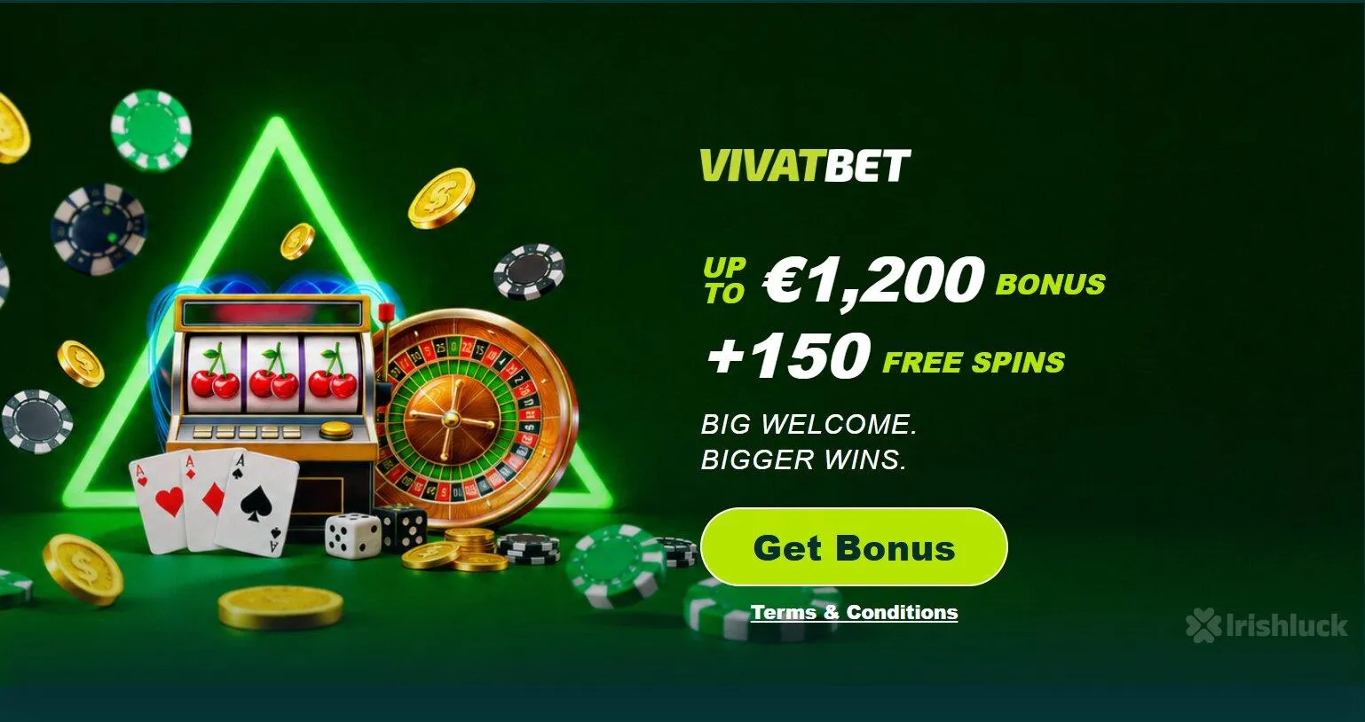 welcome bonus at VivatBet casino