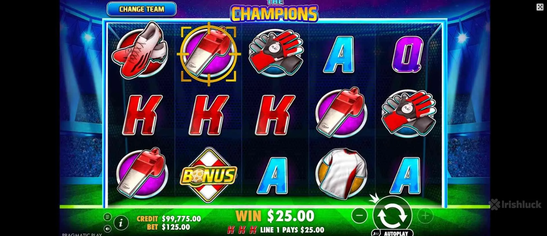 symbols of the champions slot