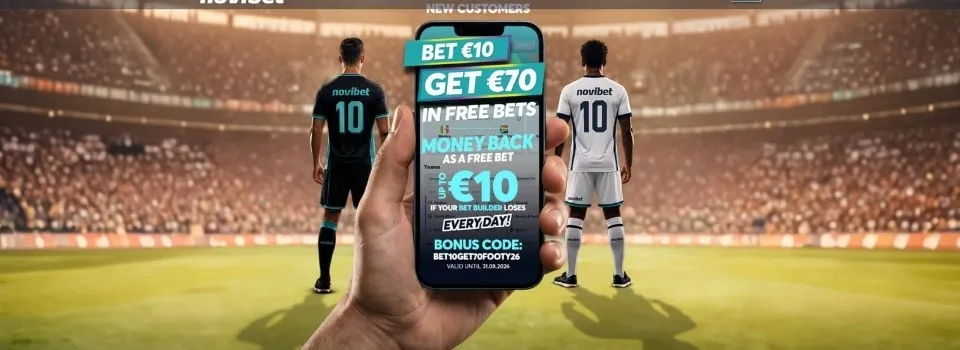 Novibet sportsbook welcome promo