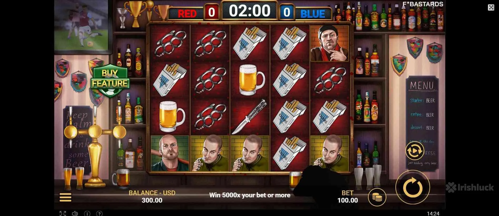 football hooligans slot reels