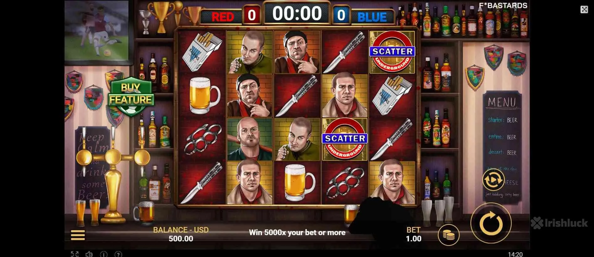 football hooligans slot symbols