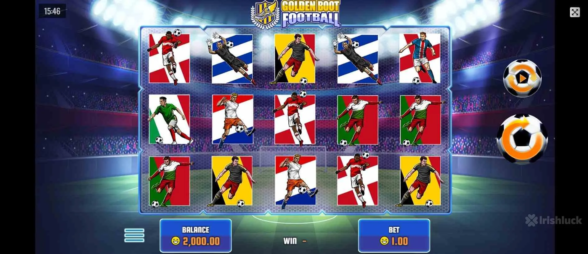 golden boot football slot game
