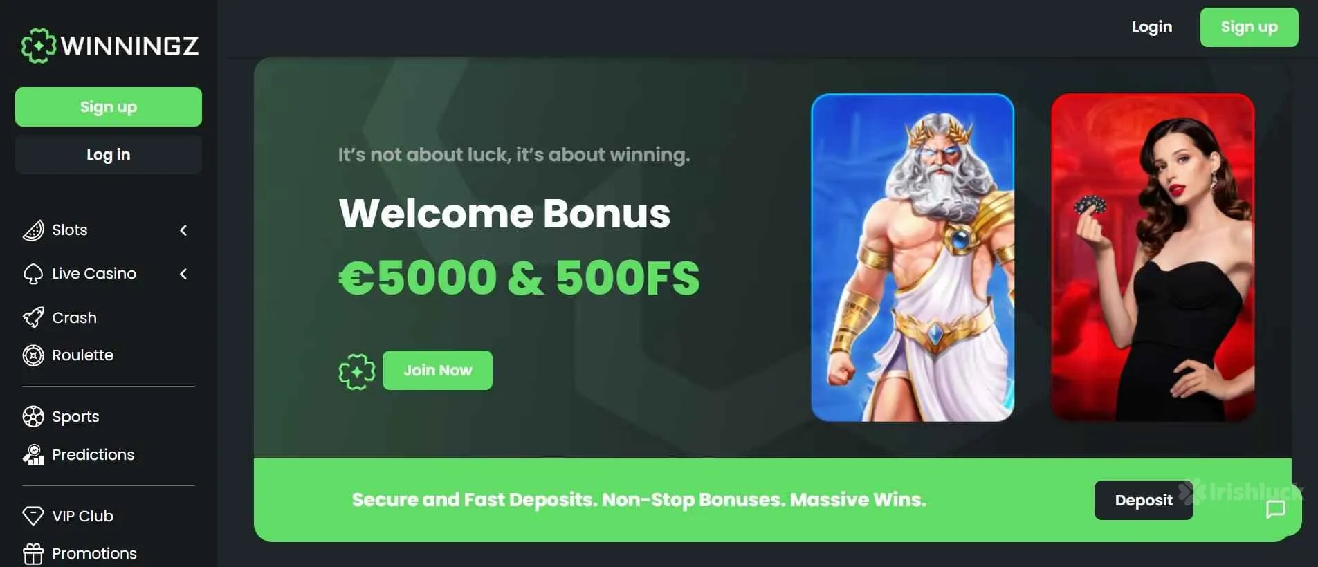 winningz casino welcome bonus