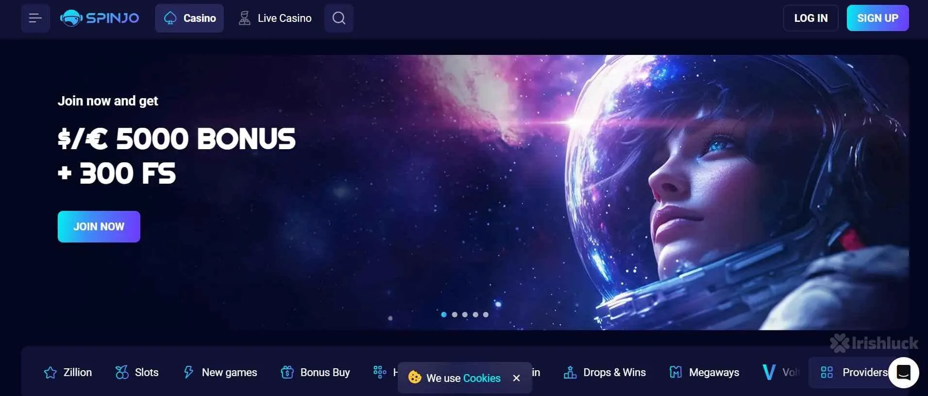 spinjo casino welcome bonus