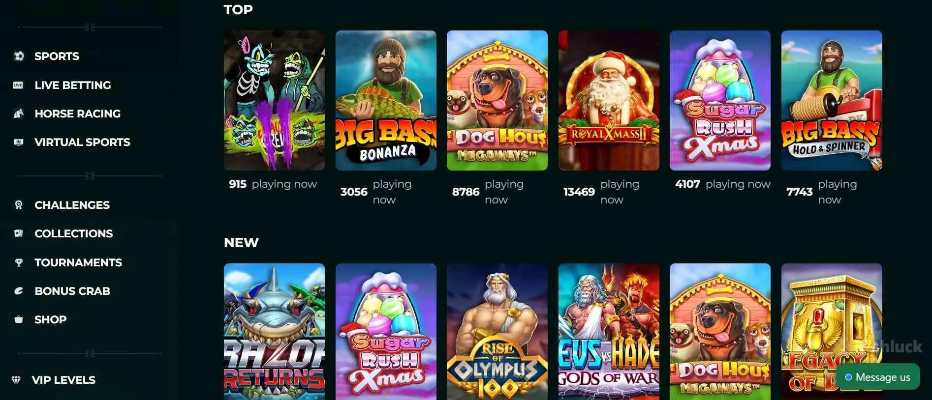 cashed casino slot collection