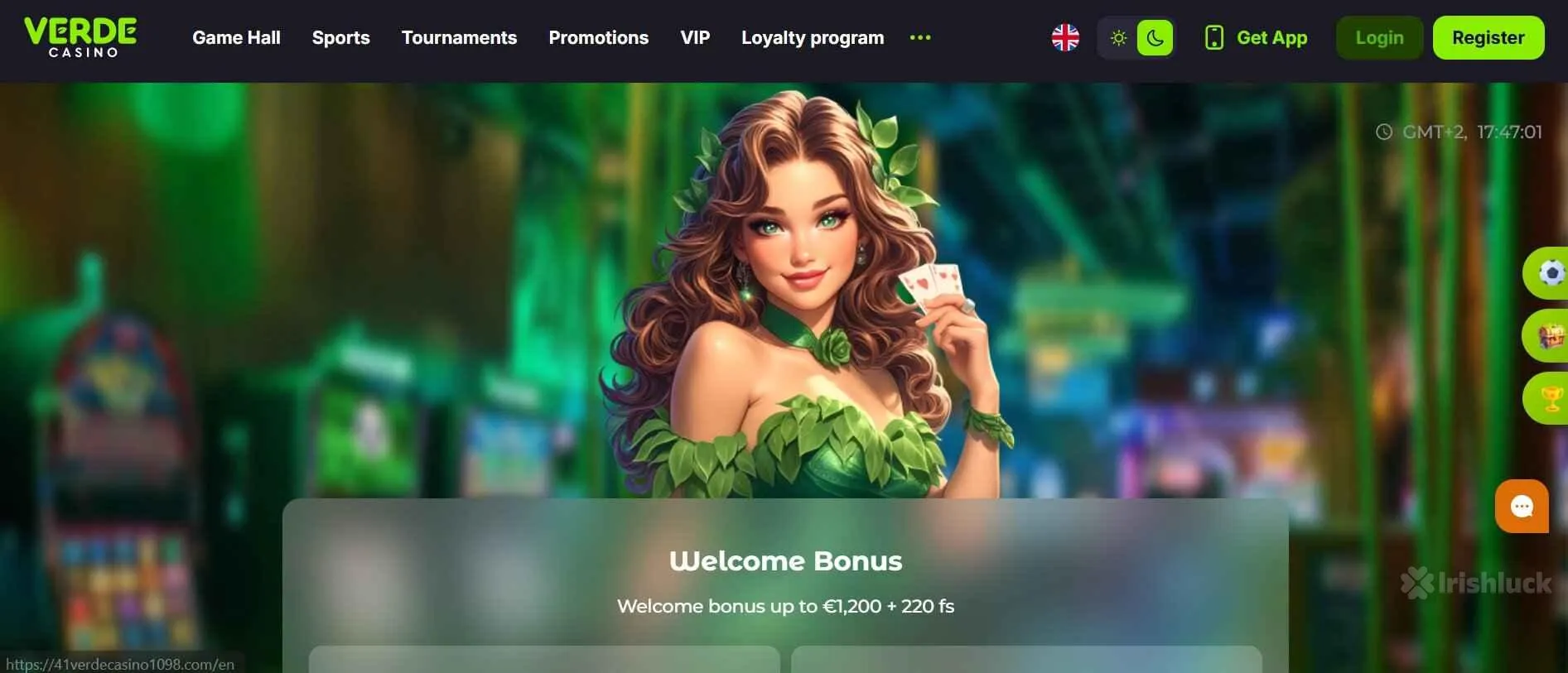 verde casino welcome bonus