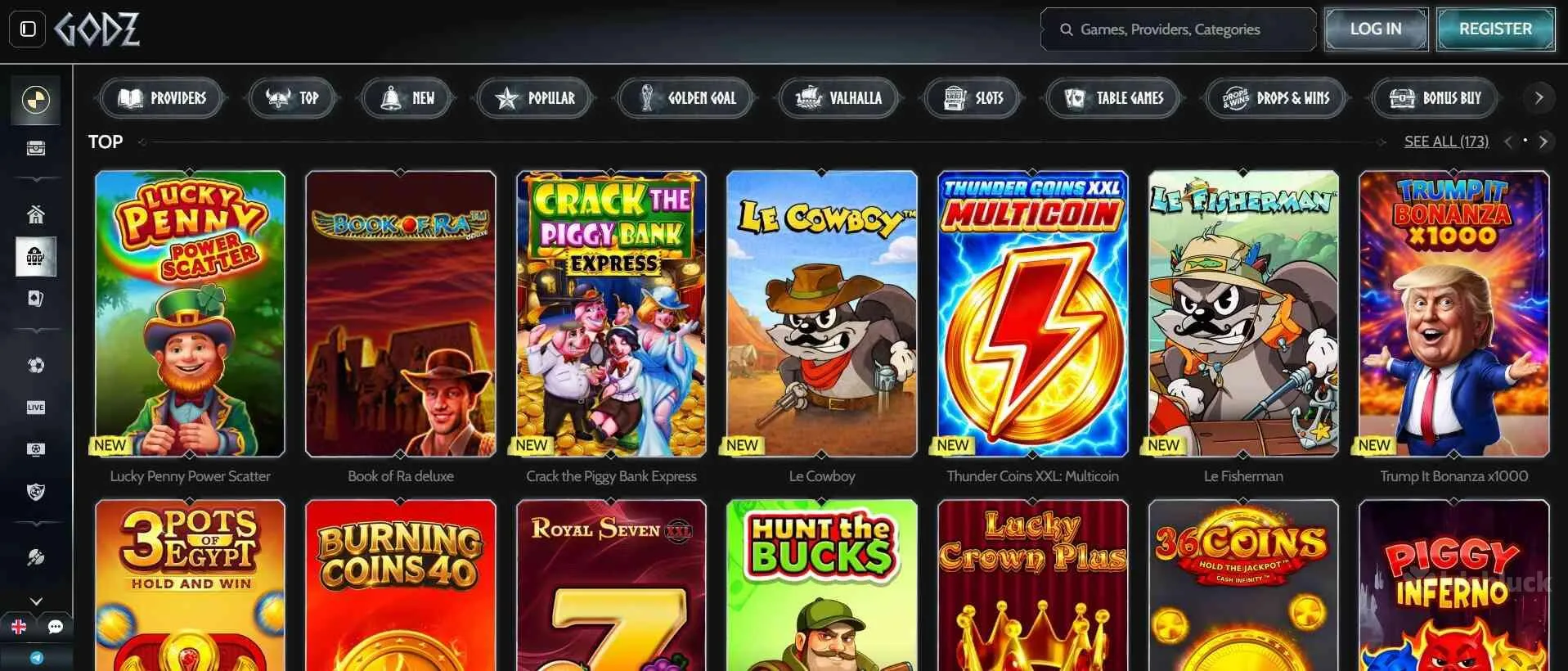 godz casino slot collection