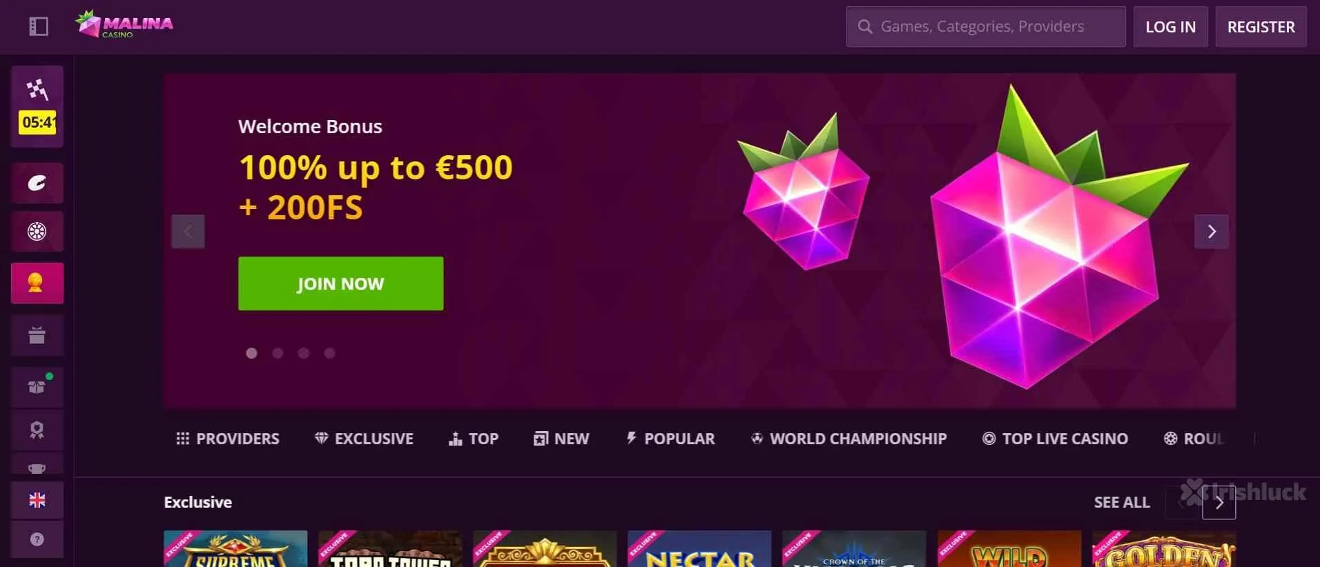 malinacasino welcome offer