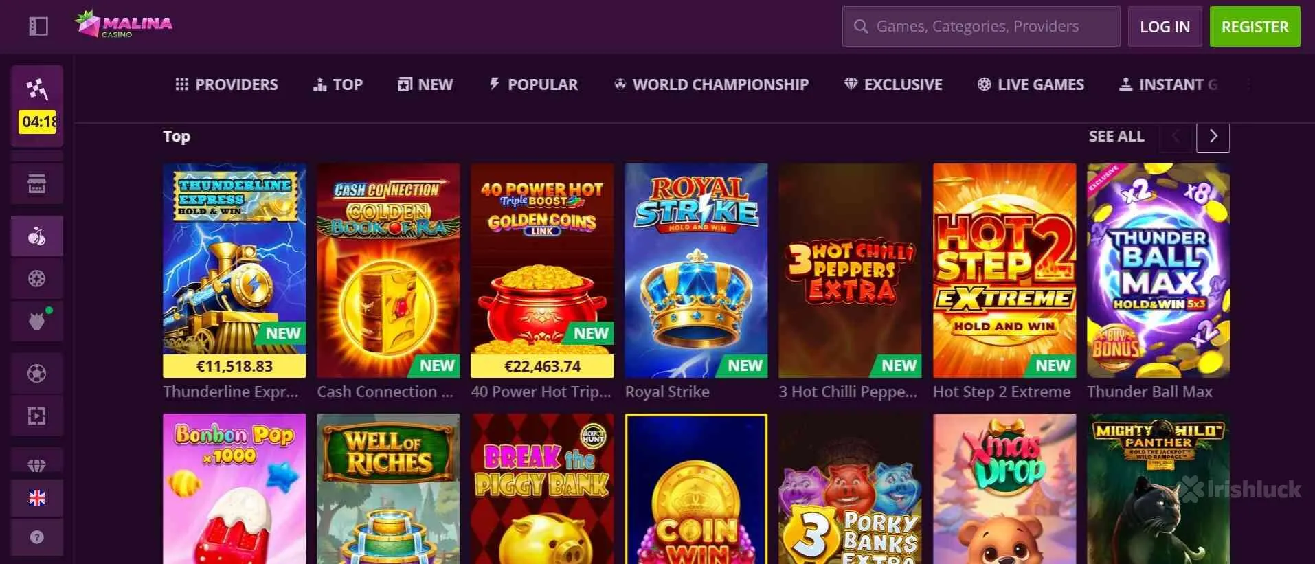 malinacasino slot collection