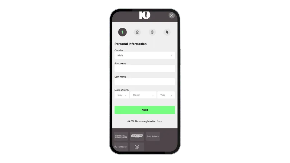 10bet sign up form
