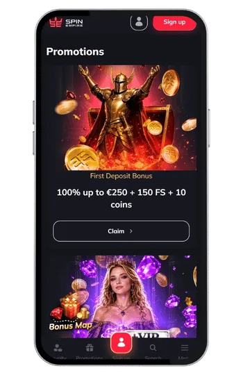 Spinempire Casino Bonus
