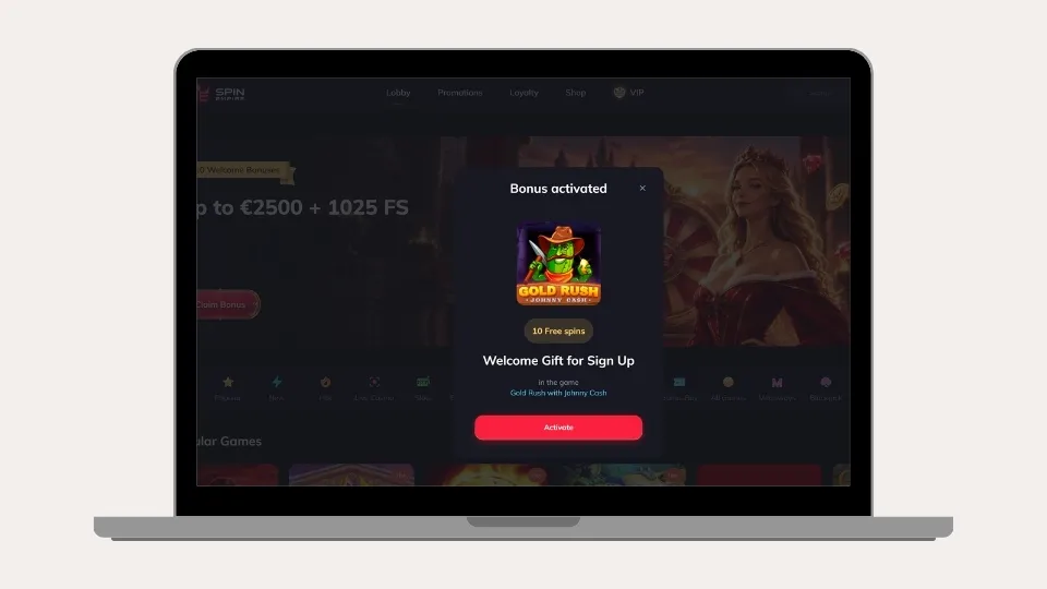 SpinEmpire no deposit bonus