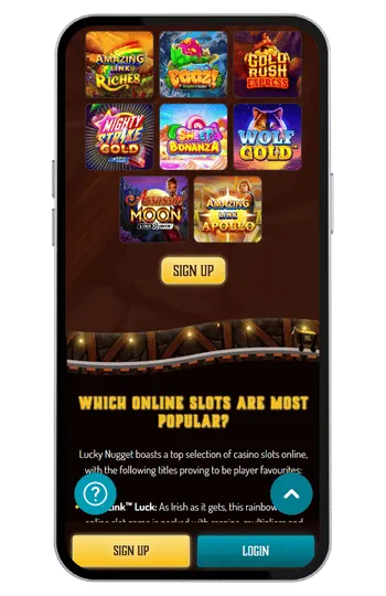 Lucky Nugget game library