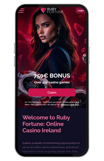 Ruby Fortune welcome bonus